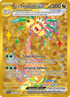 Alolan Exeggutor ex – Hyper Rare