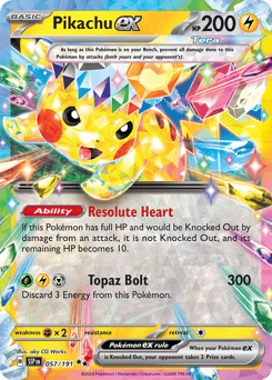 Pikachu ex – Double Rare