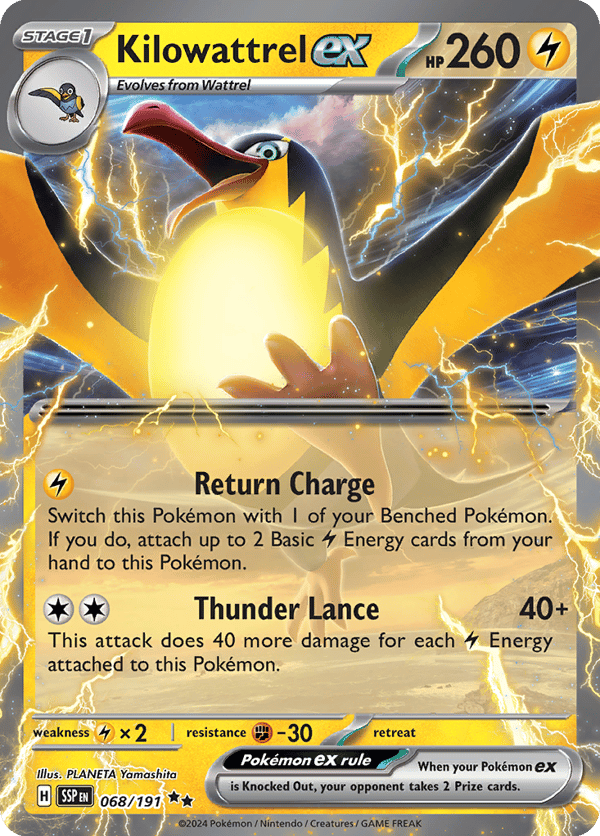 Kilowattrel ex – Surging Sparks