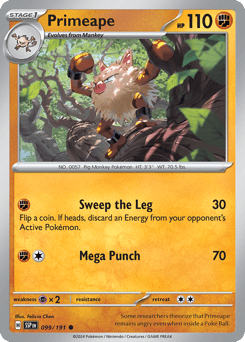 Primeape – Common – Surging Sparks