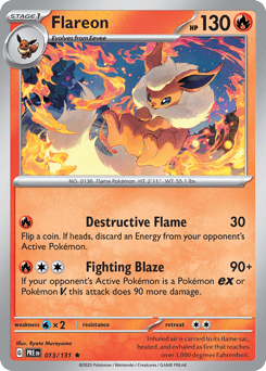 Flareon – Rare – Prismatic Evolutions