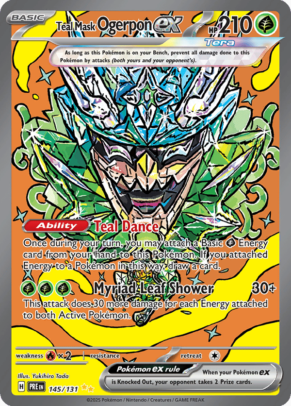 Teal Mask Ogerpon ex – Special Illustration Rare – Prismatic Evolutions