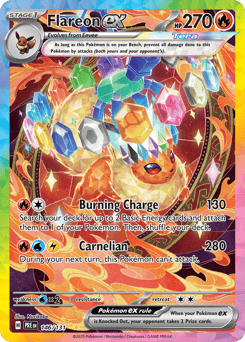 Flareon ex – Special Illustration Rare – Prismatic Evolutions