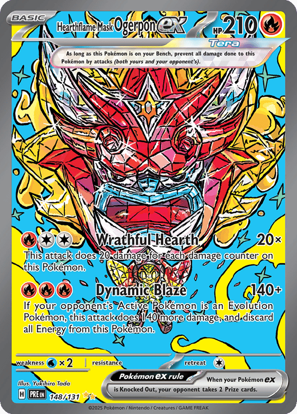 Hearthflame Mask Ogerpon ex – Special Illustration Rare – Prismatic Evolutions