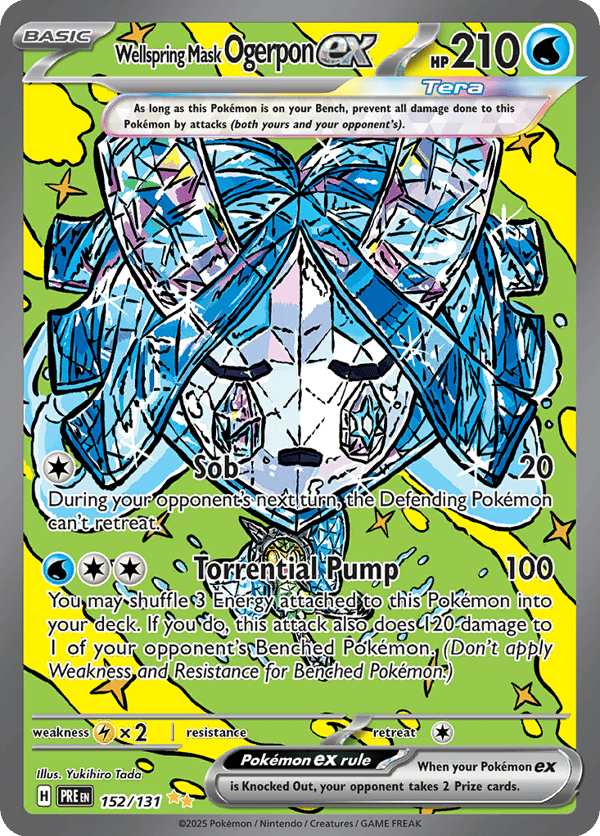 Wellspring Mask Ogerpon ex – Special Illustration Rare – Prismatic Evolutions