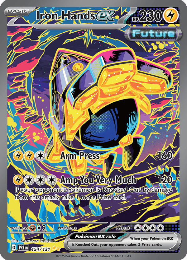 Iron Hands ex – Special Illustration Rare – Prismatic Evolutions