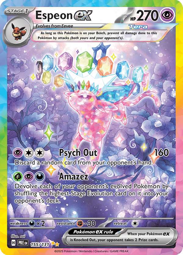 Espeon ex – Special Illustration Rare – Prismatic Evolutions