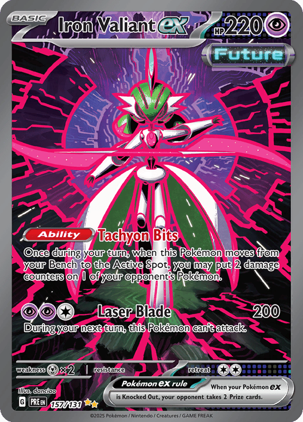 Iron Valiant ex – Special Illustration Rare – Prismatic Evolutions