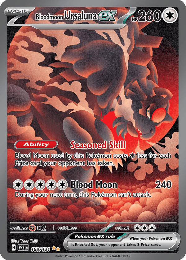 Bloodmoon Ursaluna ex – Special Illustration Rare – Prismatic Evolutions