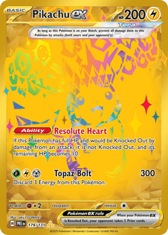 Pikachu ex – Hyper Rare