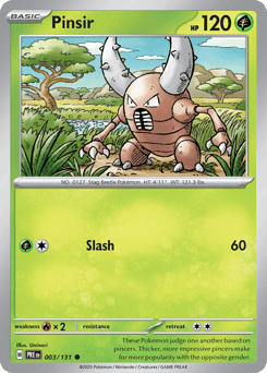 Pinsir – Common – Prismatic Evolutions