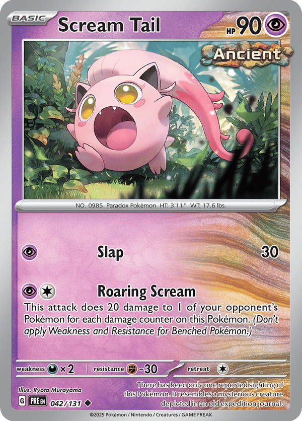 Scream Tail – Uncommon – Prismatic Evolutions
