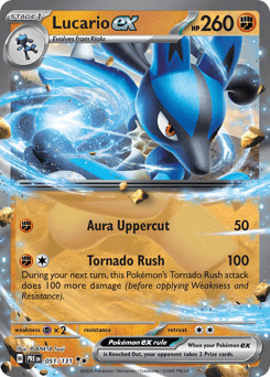 Lucario ex – Double Rare