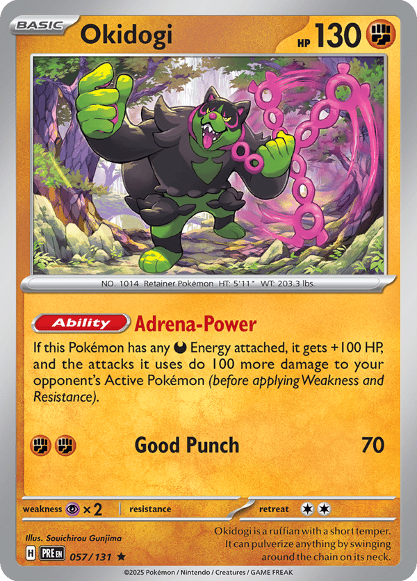 Okidogi – Rare – Prismatic Evolutions