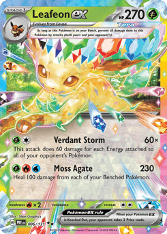 Leafeon ex – Double Rare