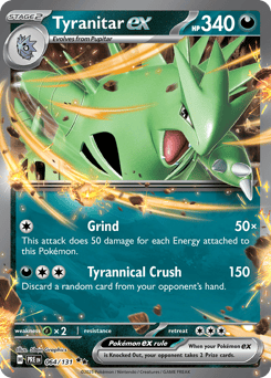 Tyranitar ex – Double Rare