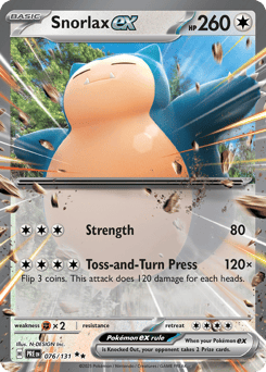 Snorlax ex – Double Rare – Prismatic Evolutions