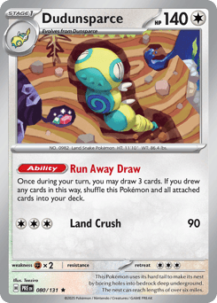 Dudunsparce – Rare