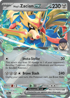 Hop's Zacian ex – Double Rare