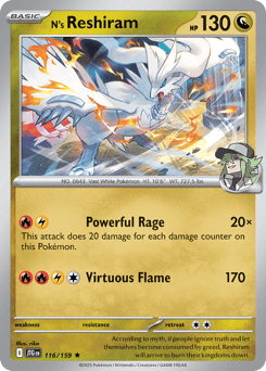 N's Reshiram – Rare