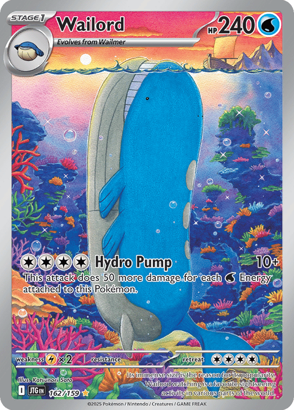 Wailord – Illustration Rare – Journey Together