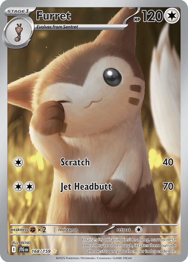 Furret – Illustration Rare – Journey Together