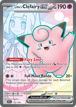 Lillie's Clefairy ex – Ultra Rare