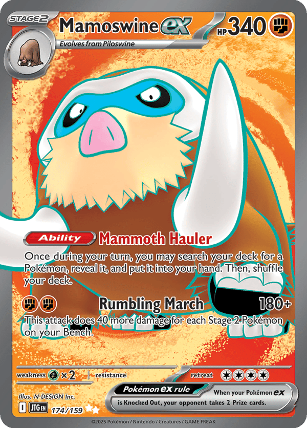 Mamoswine ex – Ultra Rare – Journey Together
