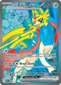 Hop's Zacian ex – Ultra Rare