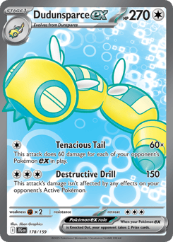 Dudunsparce ex – Ultra Rare