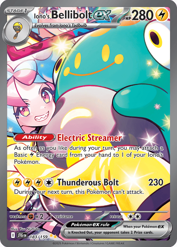 Iono's Bellibolt ex – Special Illustration Rare – Journey Together