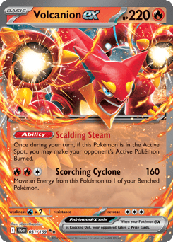 Volcanion ex – Double Rare