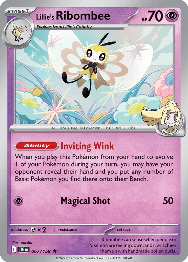 Lillie's Ribombee – Rare – Journey Together