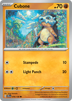 Cubone – Common – Journey Together