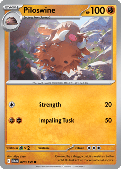 Piloswine – Common