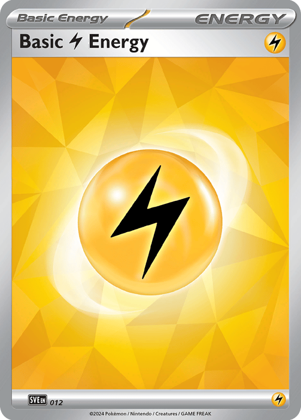 Basic Lightning Energy – Scarlet & Violet Energies