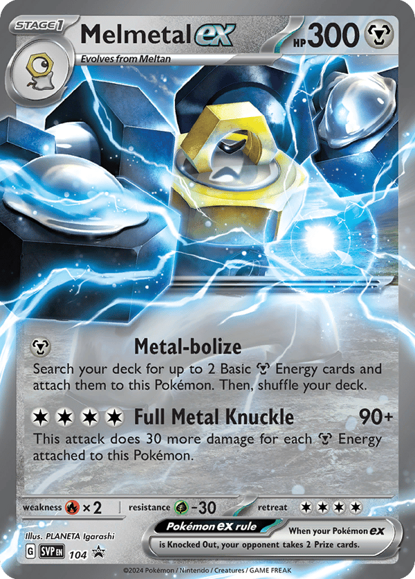 Melmetal ex – Promo – Scarlet & Violet Black Star Promos