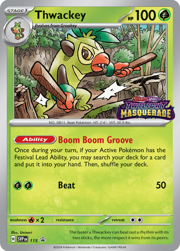 Thwackey – Scarlet & Violet Black Star Promos