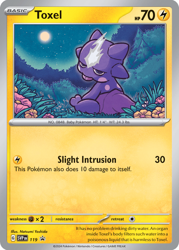 Toxel – Scarlet & Violet Black Star Promos
