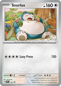 Snorlax – Promo – Scarlet & Violet Black Star Promos
