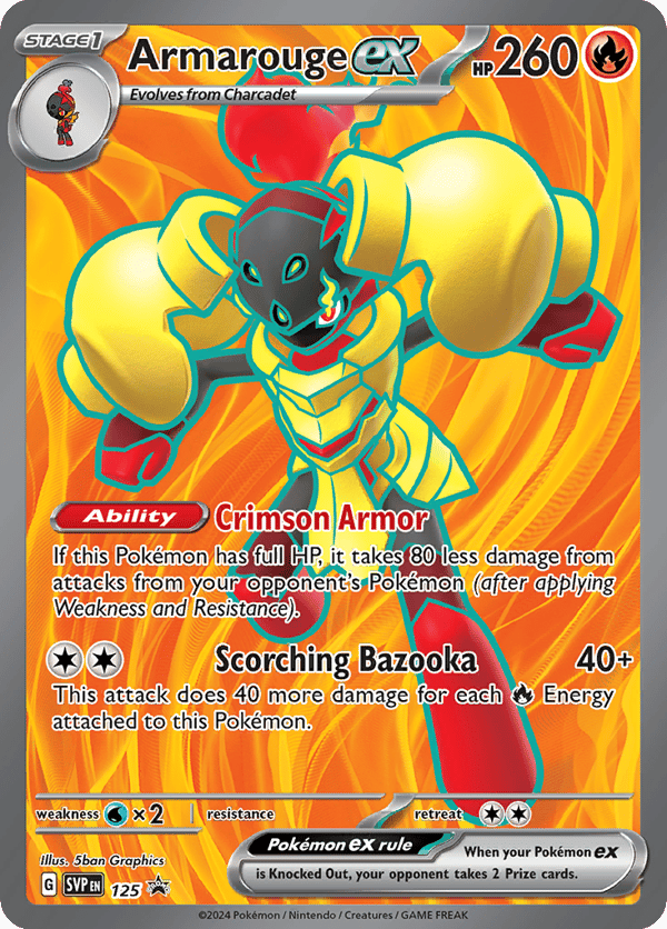 Armarouge ex – Promo – Scarlet & Violet Black Star Promos