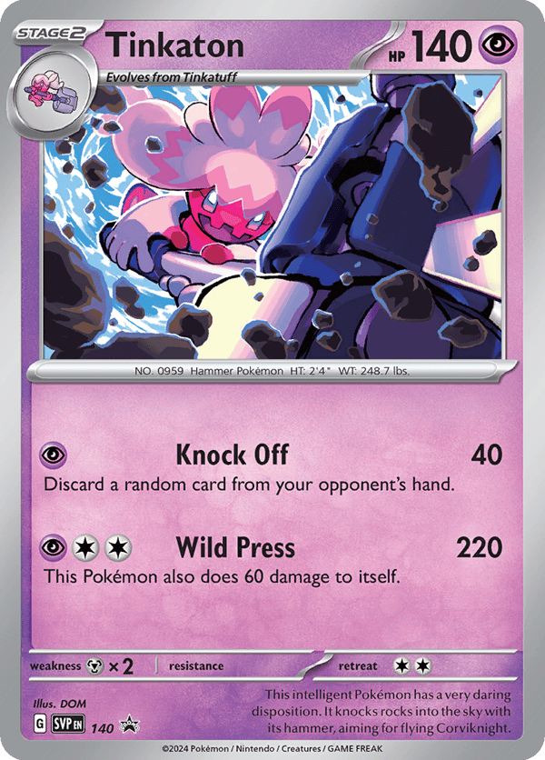 Tinkaton – Promo – Scarlet & Violet Black Star Promos