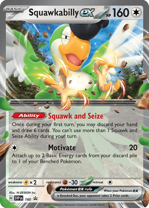 Squawkabilly ex – Promo – Scarlet & Violet Black Star Promos