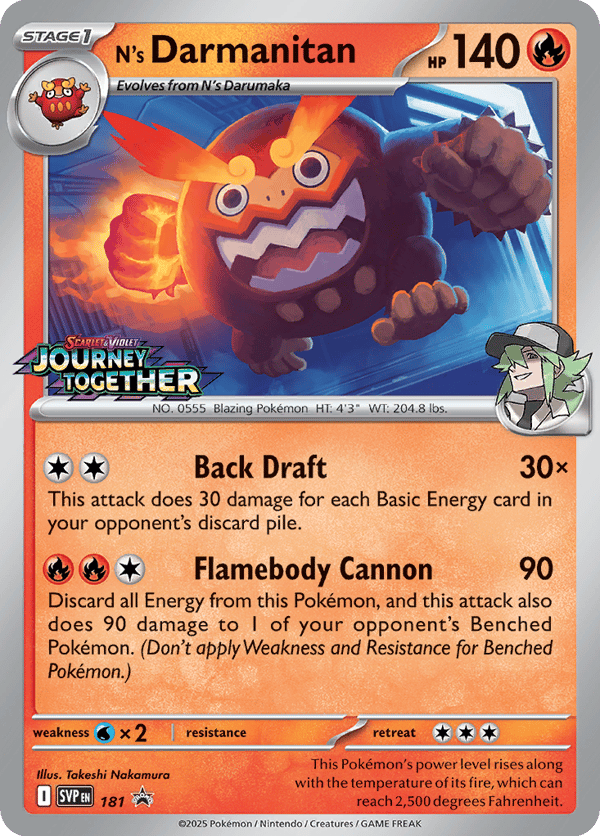 N's Darmanitan – Scarlet & Violet Black Star Promos