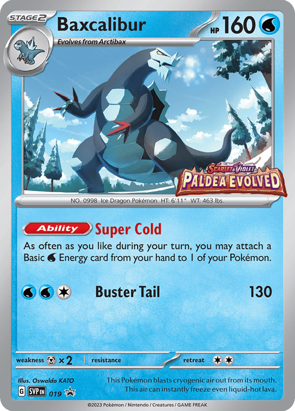 Baxcalibur – Promo – Scarlet & Violet Black Star Promos