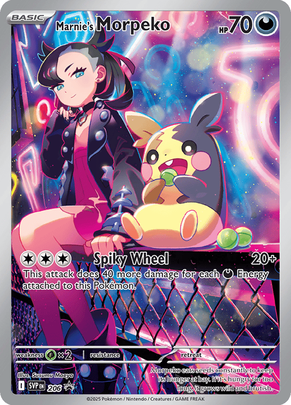 Marnie's Morpeko – Promo – Scarlet & Violet Black Star Promos