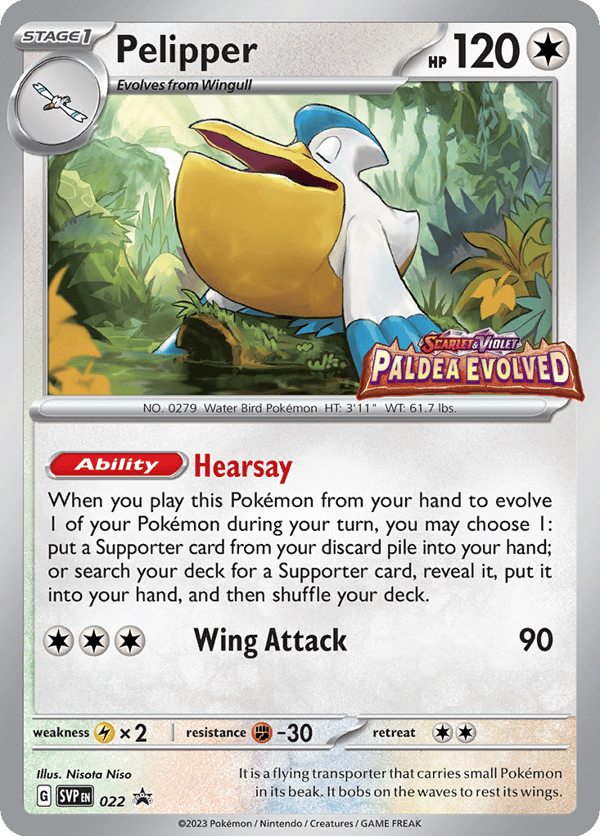 Pelipper – Scarlet & Violet Black Star Promos