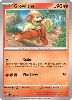 Growlithe – Promo – Scarlet & Violet Black Star Promos
