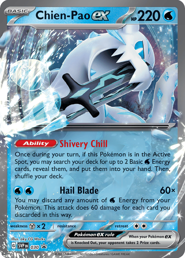Chien-Pao ex – Promo – Scarlet & Violet Black Star Promos