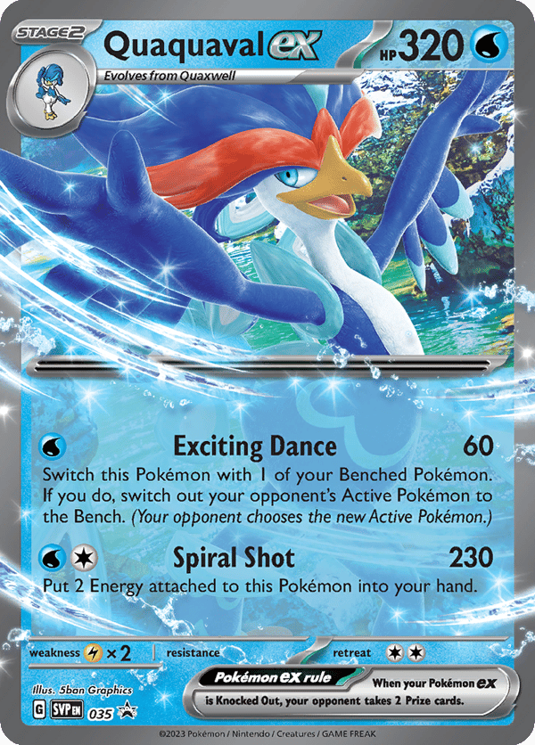Quaquaval ex – Scarlet & Violet Black Star Promos